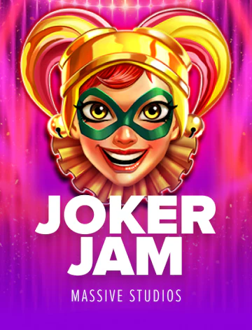 Juego de joker con estilo de carnaval y alta intensidad visual
