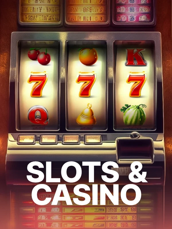Portada de juego con textura de casino nocturno y alto contraste